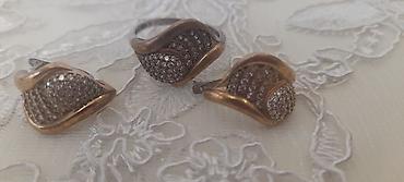 Серебряные наборы украшений: Набор украшений, Проба 925, Женские, Б/у — 9