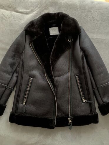 tek pencek: Dəri kurtka, Stradivarius, XS, One size