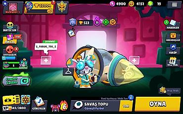 Brawl Stars oyun hesabı - Kupa: 32 004 (Kupa Yolu nişanı: I) -