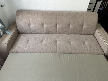 альянс мебель токмок: Диван-кровать, цвет - Коричневый, Новый