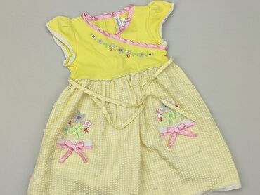 zółta sukienka: Sukienka, 3-4 lat, 98-104 cm, stan - Dobry
