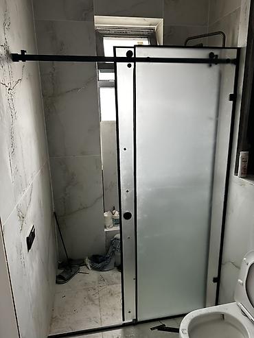 Душевые перегородки и ограждения: Ассаламу алекум тугандар Айнек тосмолорду жасайбыз кузгу подсветка — 7