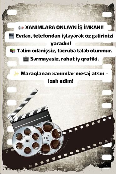 Təhsil, elm: Evdən çıxmadan işləmək istəyən xanımlar üçün satış və komanda
