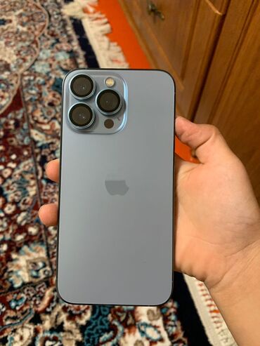 iphone 11 pro: IPhone 13 Pro, Колдонулган, 256 ГБ, Көк, Заряддоочу түзүлүш, Коргоочу айнек, Каптама, 88 %