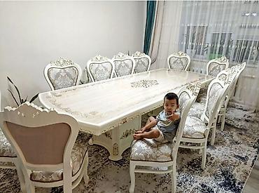 Столы и стулья для зала: Стол и стул для зала, Новый, цвет - Белый — 2