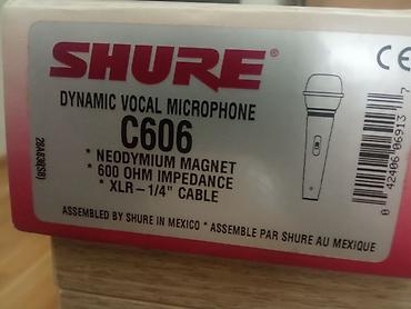 karaoke: Yeni Simli Mikrofon Shure, Pulsuz çatdırılma — 2