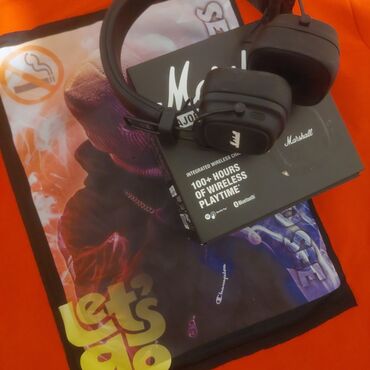 Qulaqcıqlar: Simsiz (Bluetooth) Qulaqcıqlar, Marshall, rəng - Qara — 11