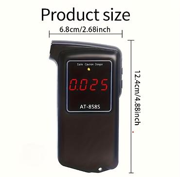 alkotester satisi: AT-858S nəfəs analizatoru (alkotester) - Sensor: yanacaq hüceyrəli — 2