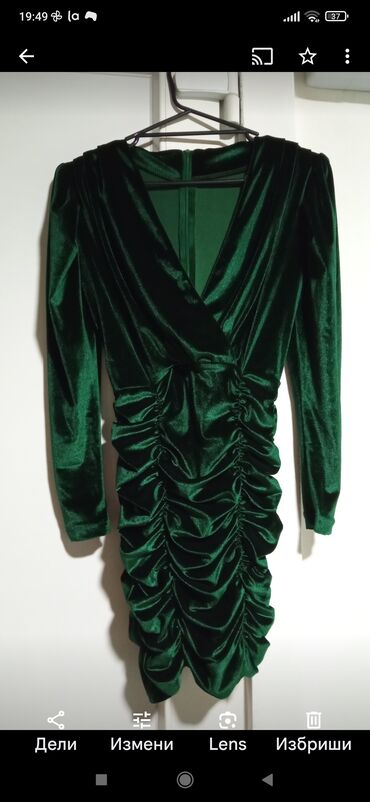 melirana zelena haljina: M (EU 38), bоја - Zelena, Drugi stil, Dugih rukava