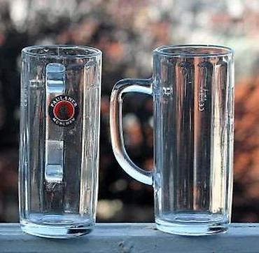 Čaše: Paulaner Munchen Krigla sa zlatnim detaljima 0,5l. Paulaner Munchen — 7