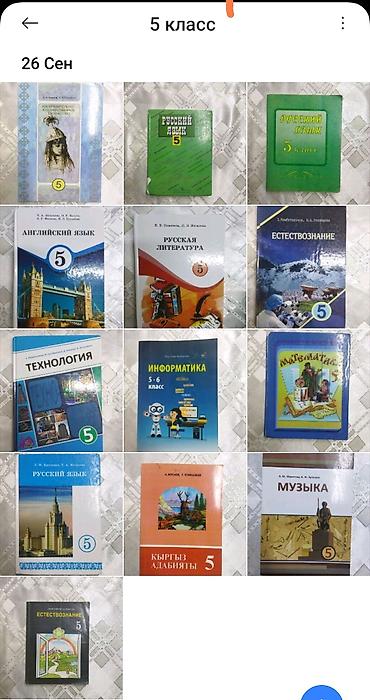 Учебники: Комплект Учебников с 1 класса по 6 классы (русский язык обучения) — 5