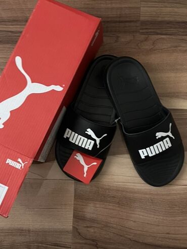 обувь женская большие размеры: Мужские сандалии, 39.5, Puma, Новый, цвет - Черный, Платная доставка
