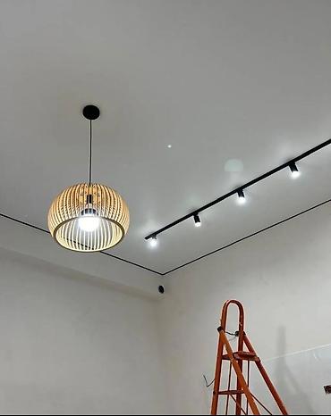 Натяжной потолок: Натяжной потолок Матовое Монтаж — 19