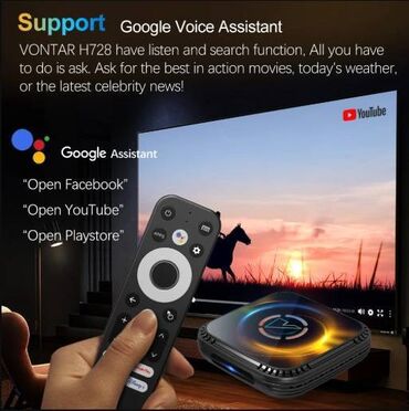 DVD i Blu-ray plejeri: Android TV Box - VONTAR H728 Allwinner- 4/64GB - 8 jezgara procesor — 11