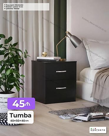 Ev və bağ: Tumba – 40×50×40 sm • Material: 18 mm ləminat • Rəng seçimi: mümkündür — 1