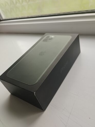 Apple iPhone: IPhone 11 Pro Max, Б/у, 256 ГБ, Зеленый, Защитное стекло, Чехол, Коробка, 70 %
