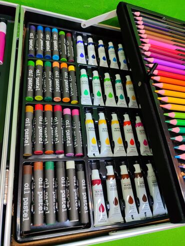 Канцтовары: Набор детский для рисования и творчества в ассортименте🌟 Комплектация — 4