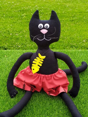 игрушка три кота: Кот хипстер (handmade) Игрушка ручной работы. Сшита в единственном