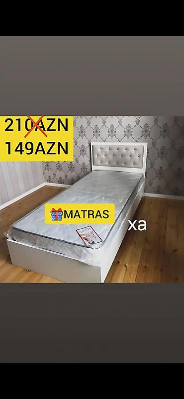 Çarpayılar: Tək nəfərlik çarpayı modelləri - Müxtəlif dizaynlar: ağ korpuslu — 23