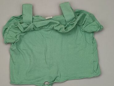 bluzka zieleń butelkowa: Blouse, Cool Club, 10 years, 134-140 cm, condition - Good
