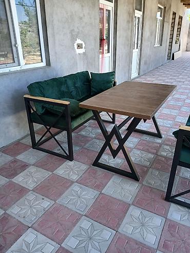 ucuz mebeler: Yeni, Kvadrat masa, Açılmayan, Skameykalar ilə, Azərbaycan — 10