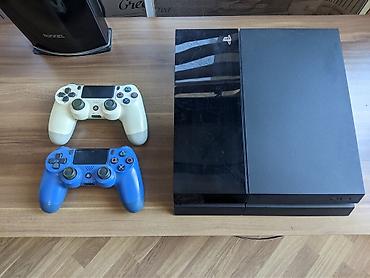 fat: PS4 FAT 500GB 3 Oyun 2 Dualshock yaxşı vəziyyətdədir donması yoxdur — 1