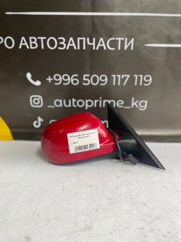 зеркало на пассат: Каптал оң Күзгү Volkswagen 2001 г., Колдонулган, түсү - Кызыл, Оригинал