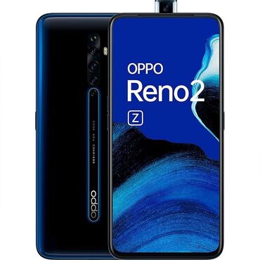 флай 5 guud телефон: Oppo Reno2 Z, 128 ГБ, цвет - Синий, Отпечаток пальца, Беспроводная зарядка, Две SIM карты