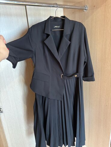 женские кардиганы большого размера: Brend: MODA Sİ Model: Blazer üslubunda don - Rəng: qara - Üst