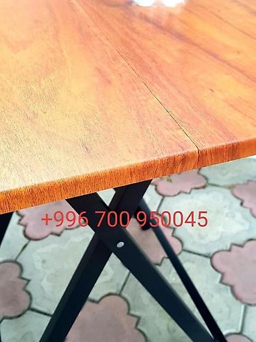 Складные походные столы: Складной походный стол, Новый, ЛДСП, цвет - Черный — 5