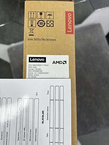 8gb ddr4 notebook ram: Yeni Lenovo IdeaPad, 15 ", AMD Ryzen 7, 1 TB, Ünvandan götürmə, Ödənişli çatdırılma — 5