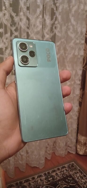 2 əl telefon: Poco X5 Pro 5G, 256 GB, rəng - Mavi, Sensor, Barmaq izi, Simsiz şarj