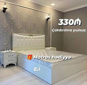 Çarpayılar: Yeni, İkinəfərlik çarpayı, Bazasız, Matras ilə, Siyirməli, Azərbaycan — 2