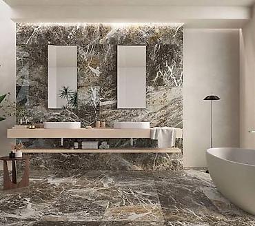 Керамогранит: Назначение: Для пола, цвет - Белый, Матовое — 4