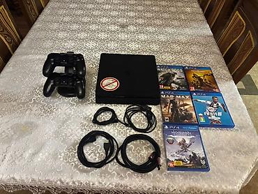 barter playstation: PlayStation 4 Slim oyun konsolu paketi PS 4 1 TB 13 oyun barterde — 1