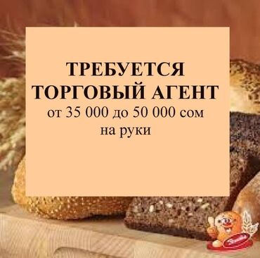 Торговые агенты: Торговый агент. Без транспорта. Токольдош