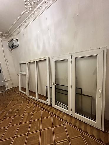 balkonlar: Satılır PVC pəncərə komplekti. Ağ rəngli plastik çərçivədən — 6