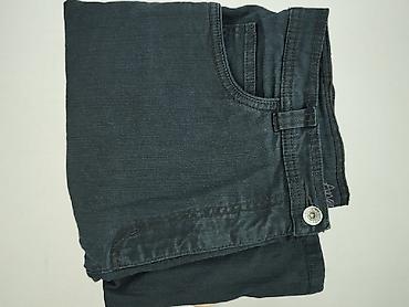 jeansy marks: Material trousers for women, size L — 5