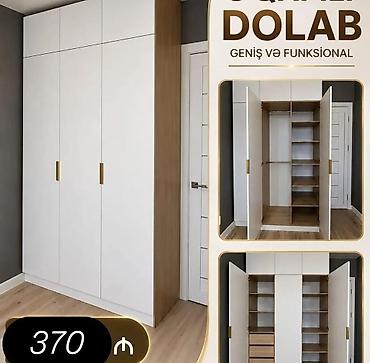 uzun radiator: 3 qapılı geyim dolabı – geniş və funksional - Minimalist dizayn: ağ — 1