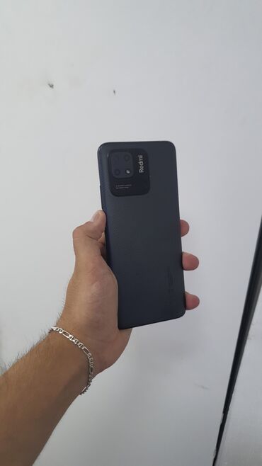 Motorola: Redmi 10C, 128 GB, rəng - Qara, Zəmanət, Barmaq izi, Simsiz şarj