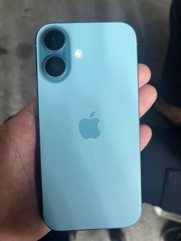 айфон 14 цена бишкек: IPhone 16 Plus, Колдонулган, 128 ГБ, Blue Titanium, Куту, 96 %