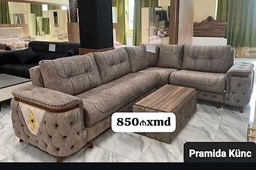 taxda divan: Pramida Künc dəsti - Geniş L formalı künc divan: yumşaq ortopedik — 1