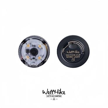 usb фонарик: Мини‑фонарь WellHike Suction Cup Work Light - Компактный круглый — 1