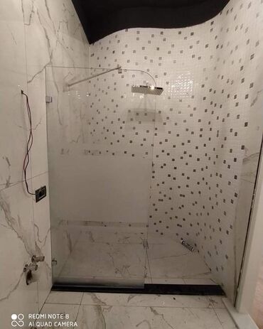 Duş kabinaları, arakəsmələr: Arakəsmə, Düzbucaqlı — 3