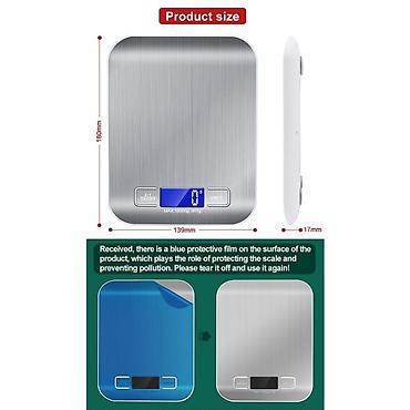 device kg: Кухонные электронные настольные весы от фирмы Sokany, компактные — 6