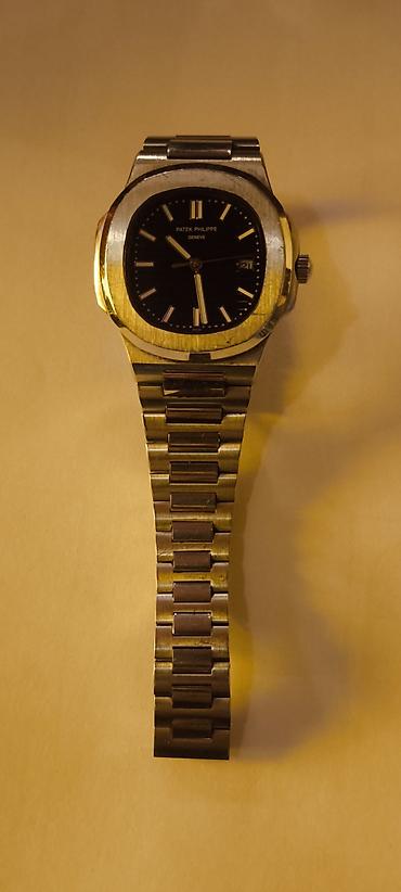 cusa 10872: Patek Philippe Nautilus üslubunda kişi qol saatı - Klassik qara — 4