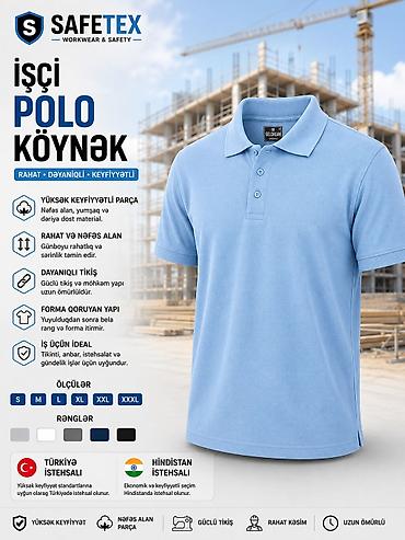 желтые мужские футболки: SAFETEX İşçi Polo Köynək Xüsusiyyətlər: - Yüksək keyfiyyətli parça — 5