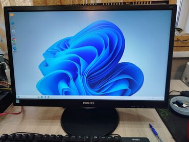 Видеокарты: Монитор, Philips, Б/у, LED, 21" - 22"