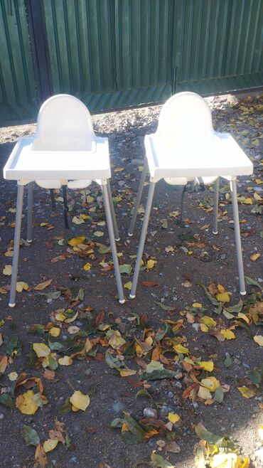 стул для кормления 3 в 1: Стульчик для кормления, Б/у, Ikea, Пластик, Другой вид, цвет - Белый, Платная доставка, Самовывоз
