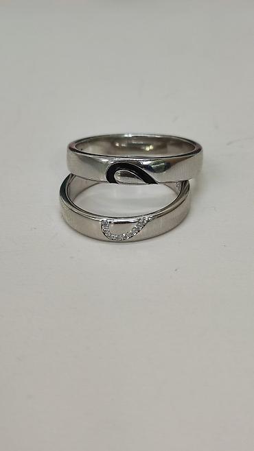 Серебряные кольца: Кольцо, Обручальное, Проба 925, Унисекс, Новый — 5